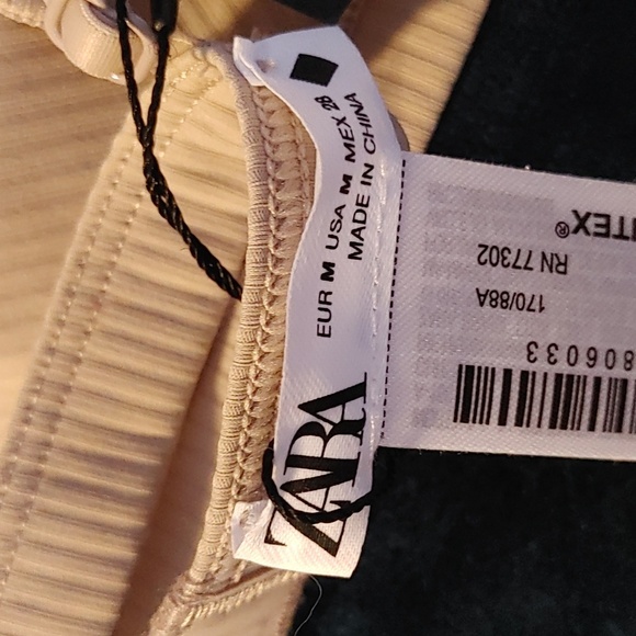 NWT ZARA BRALETTE SIZE MEDIUM - Picture 7 of 11